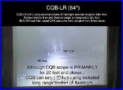 CQB Night Vision Scope UNIQUE 84° FOV 940nm iR. PLUS long Range IR Flashlight