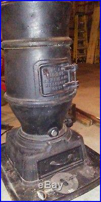 C. S. Bell And Co. Number 1 Mogul Stove #1 Coal Caboose 1882-1894 Cast Iron