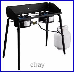 Camp Chef Explorer 2-Burner Stove 60k BTU Cast-Aluminum 14x32, Brand New
