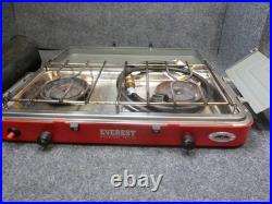 Camp Chef MS2HP Everest 2 Burner Stove with Storage Bag