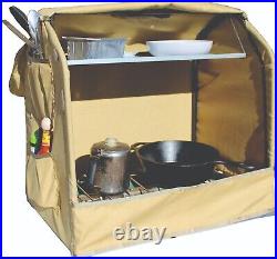 Camp Stove Wind Block Trucker. Does not have warming shelf