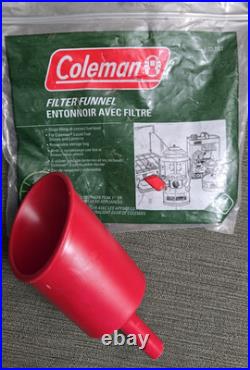 Camping Lot Coleman Dual Fuel 533 Stove + Funnel + BONUS US Army Pouch Case