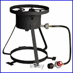 Cast Iron Gas Stove Propane Burner Fryer Stand BBQ Outdoor Camping Cooker NEW
