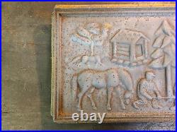 Cast Iron Stove Wood Burning Stove Side Cast Iron Deer Cabin Wall Hanger Animals