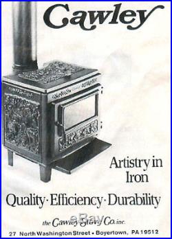 Cawley Wood Stove 550 with Glass Window (Hard to find, no longer made) woodstove