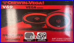 Cerwin Vega V69 Vega Series 6×9? 2-Way Full-Range Coaxial Car Speakers Hybr