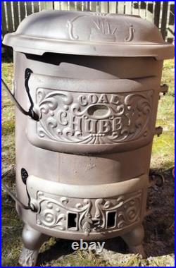 Chubby coal Stove, great condition with new mica vision window