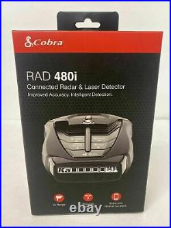 Cobra RAD 480i Best Long Range Radar Laser Detector Front Rear Bluetooth iRadar