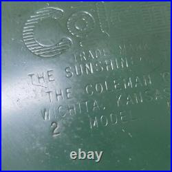 Coleman 2 / 1966 Single Burner Green 502 Stove W Case / Cook Kit