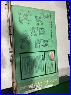 Coleman 2-Burner Camp Stove 425E499 Vintage 1977 In Box Only Fired 1 Time
