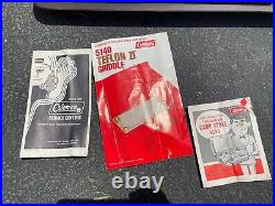 Coleman 2-Burner White Gas Camp Stove Model 413G499 from 1972 NEW Open Box NOS