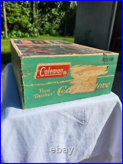 Coleman 425E499 2 Burner Stove Never Fired NOS Sealed Never Opened Vintage 1970s