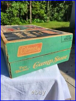 Coleman 425E499 2 Burner Stove Never Fired NOS Sealed Never Opened Vintage 1970s