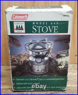 Coleman 440 Single Burner Camp Stove In Excellent Working Condition