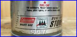 Coleman 440 Single Burner Camp Stove In Excellent Working Condition