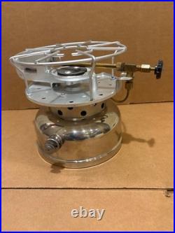 Coleman 500 stove 10-67 NICKEL CANADIAN- Reconditioned burner, Original Decal