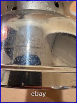 Coleman 500 stove 10-67 NICKEL CANADIAN- Reconditioned burner, Original Decal