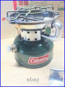 Coleman 502-800 Stove Cook Kit 4/74 W Box And Papers Near Mint