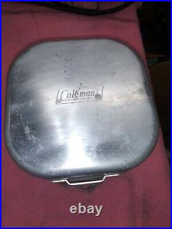 Coleman 502 Camp Stove Kit, 10/63 Single Burner with Case/Handle NICE