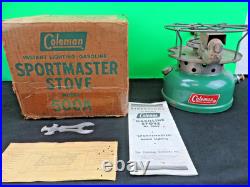 Coleman Canada 500A Sportmaster Stove With Box, Extras 1-73