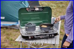 Coleman Cascade 328 3-Burner Camping Stove, Portable Cooktop with 28,000 Btus