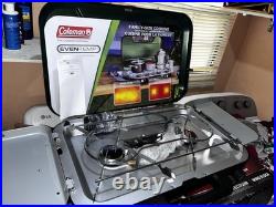 Coleman Cascade 328 3-Burner Camping Stove, Portable Cooktop with 28,000 Btus