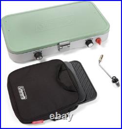 Coleman Cascade 3-in-1 Camp Stove, 2 Burners, Hickory Moss color, Freeshipping