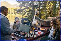 Coleman Cascade 3-in-1 Camping Stove 2 Burner Grill Griddle Combo Authentic