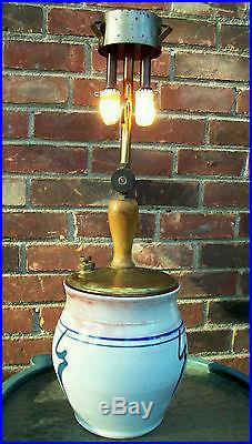 Coleman De Luxe Quick-Lite Lamp Fount -Aristocrat-Parlor-Lantern Stove-Rare