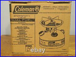 Coleman Dual Fuel 533 Sportster II Stove Dated 7/11 BRAND NEW