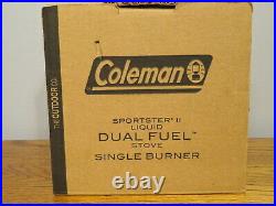 Coleman Dual Fuel 533 Sportster II Stove Dated 7/11 BRAND NEW
