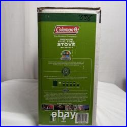 Coleman Dual Fuel Campstove 424 2-Burner Unleaded Gas Stove Never Used New
