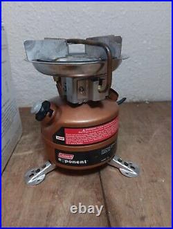 Coleman Exponent Multi Fuel Stove Feather 442. Nice