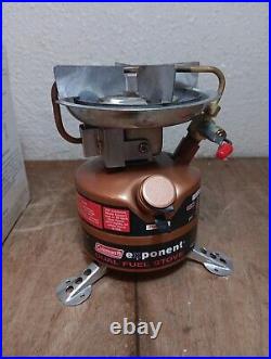 Coleman Exponent Multi Fuel Stove Feather 442. Nice