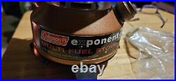 Coleman Exponent Multi Fuel Stove Made in USA 550B725 NEW Never Fired WithBOX Coleman Exponent Multi Fuel Stove Made in USA 550B725 NEW Never Fired WithBOX