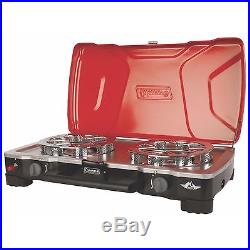 Coleman HyperFlame FyreSergeant 22000 BTUs 2-Burner Propane Stove withGrill Grates