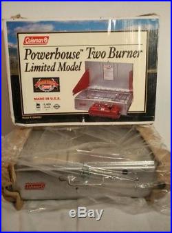 Coleman LIMITED EDITION Powerhouse 2 burner stove Model 413H490J NEW unfired
