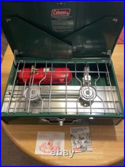 Coleman Model 413H 413H499 2 Burner Camp Stove 1983 Brand New In Box Never Used