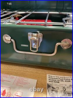 Coleman Model 413H 413H499 2 Burner Camp Stove 1983 Brand New In Box Never Used