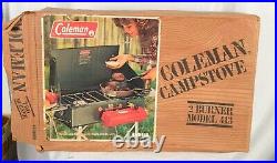 Coleman Model 413H 413H499 2 Burner Camp Stove 5-81 BRAND NEW UNUSED