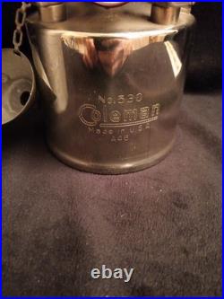 Coleman No. 530 A46 GI Pocket Stove with Funnel Vintage