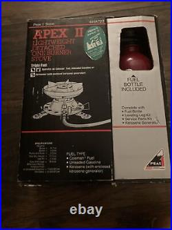 Coleman Peak 1 Apex II Backpacking Camp Stove Model 445 Triple Fuel NEW