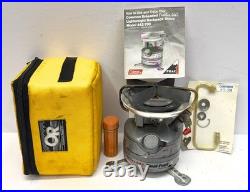 Coleman Peak 1 Feather 442 Dual Fuel Camp Stove withnew xtra generator/case L@@K