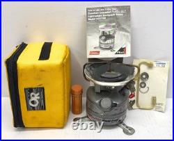 Coleman Peak 1 Feather 442 Dual Fuel Camp Stove withnew xtra generator/case L@@K