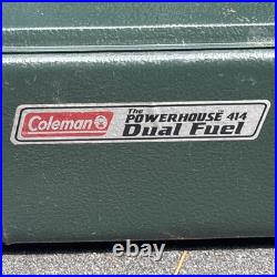 Coleman Powerhouse Unleaded 414 700 Dual Fuel 2-Burner Camp Stove