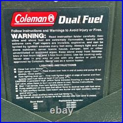Coleman Powerhouse Unleaded 414 700 Dual Fuel 2-Burner Camp Stove