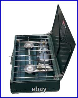 Coleman Powerhouse Unleaded 414 700 Dual Fuel 2-Burner Camp Stove