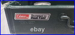 Coleman The Powerhouse 414 Dual Fuel 2-Burner Camp Stove MADE IN USA Coleman The Powerhouse 414 Dual Fuel 2-Burner Camp Stove MADE IN USA