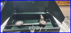 Coleman The Powerhouse 414 Dual Fuel 2-Burner Camp Stove MADE IN USA Coleman The Powerhouse 414 Dual Fuel 2-Burner Camp Stove MADE IN USA