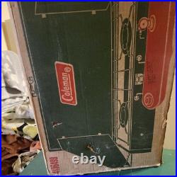 Coleman Two Burner Green Camp Stove 413G499 withBox Vintage 1979